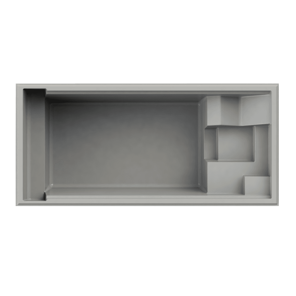 Vue de dessus de la coque de piscine TIKI 5
