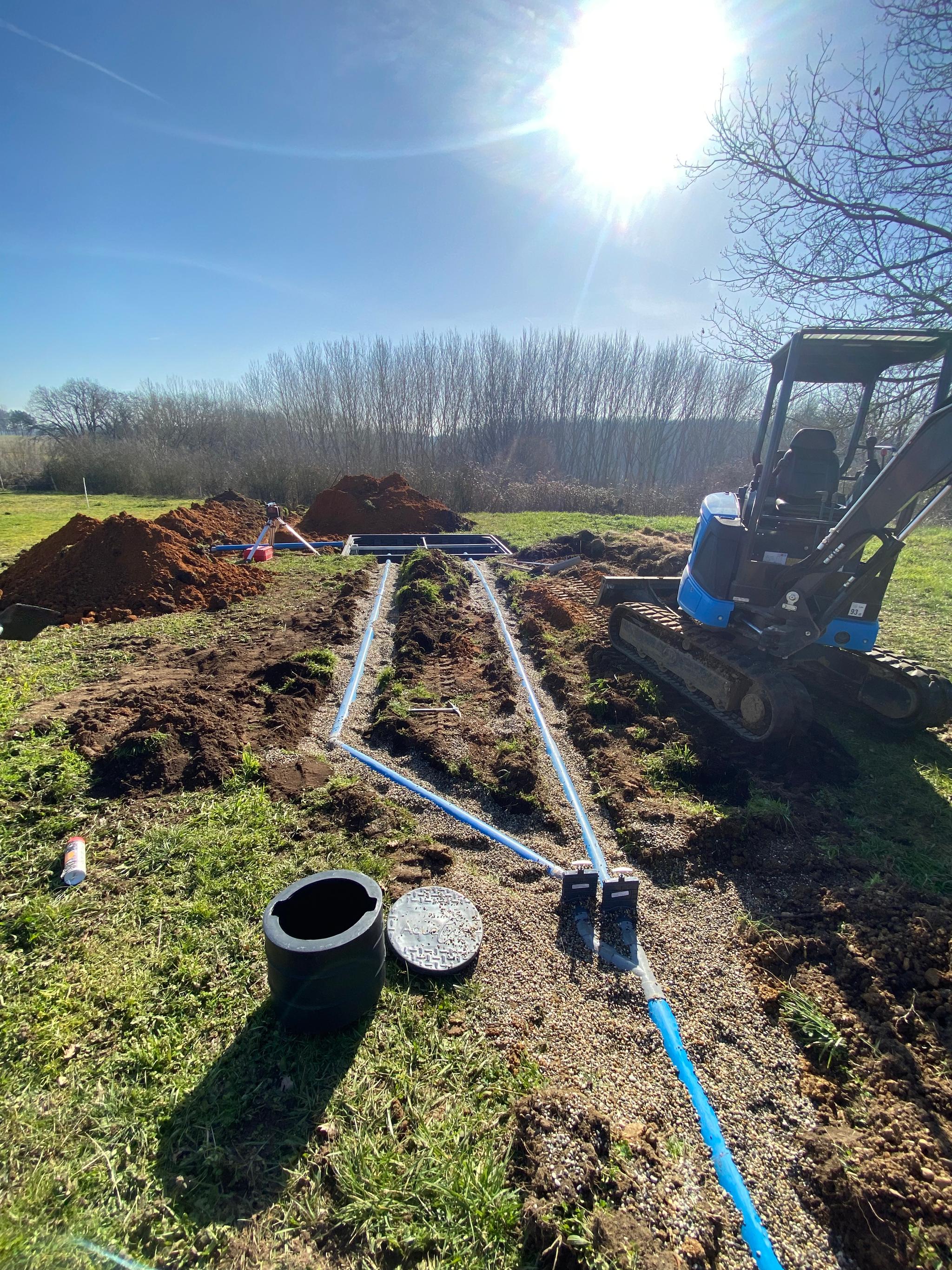 Travaux de terrassement et aménagement extérieur